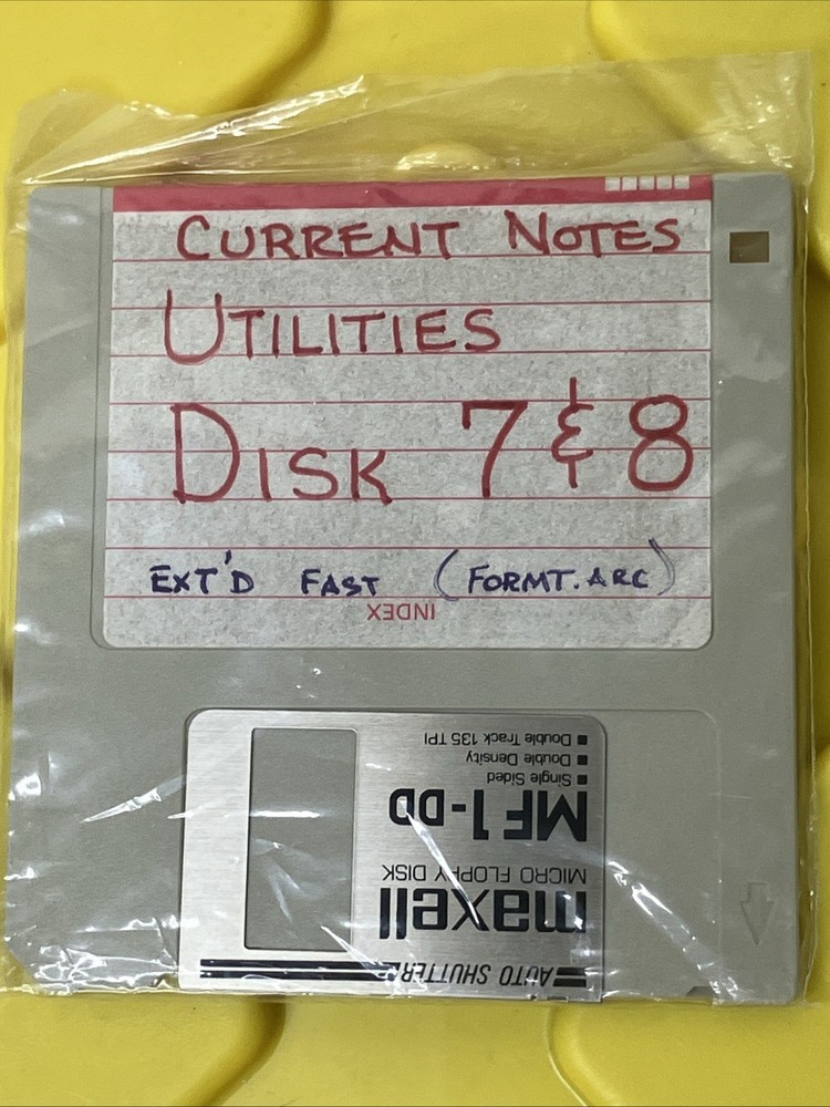 Atari ST Current Notes Library 18 3.5” Disks Lot from Current Notes Magazine