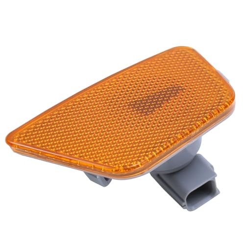 Front Left and Right Bumper Side Marker Light Lens with Socket for Chevy