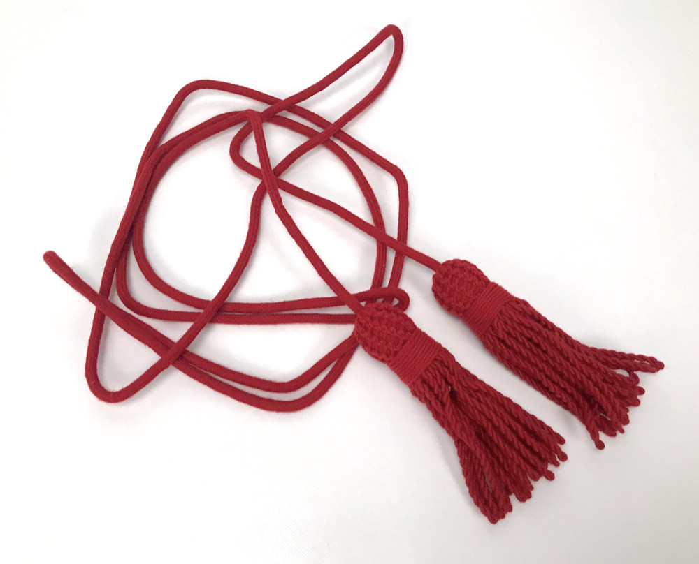 Red Wool Bugle, Flag, or Bagpipe Cord