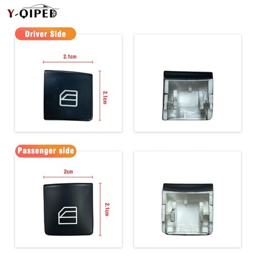 Window Switch Passengers Side Button Control Passenger Side Button Cover-3 pcs
