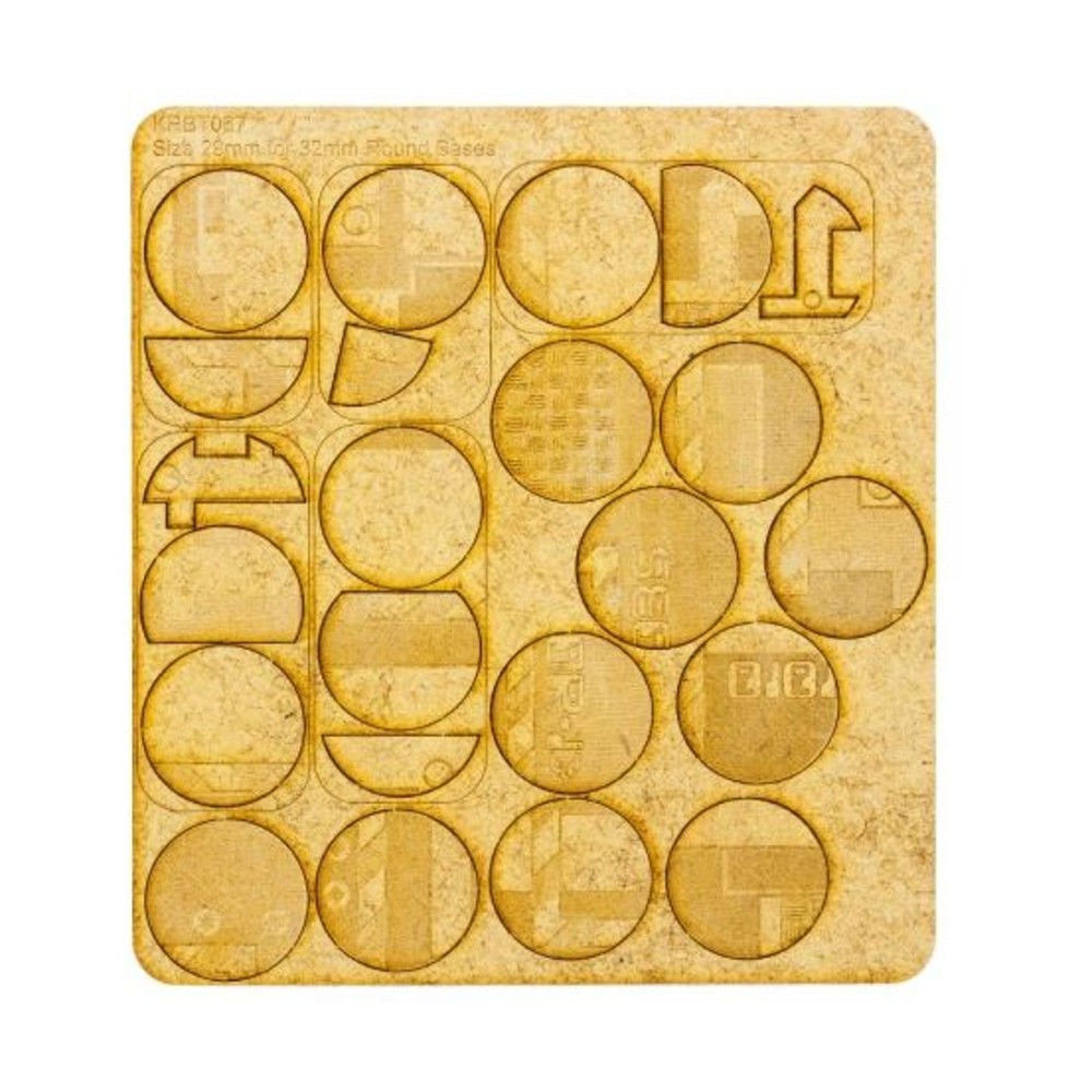 Kromlech Mini Base Hi-Tech - 32mm Round Base Toppers New