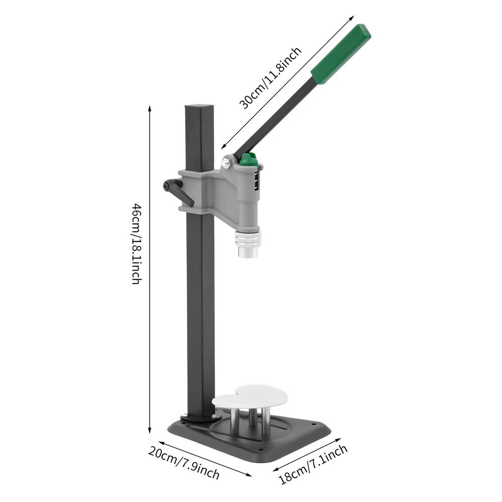 Manual Perfume Bottle Capper with Adjustable Height and Ergonomic Design