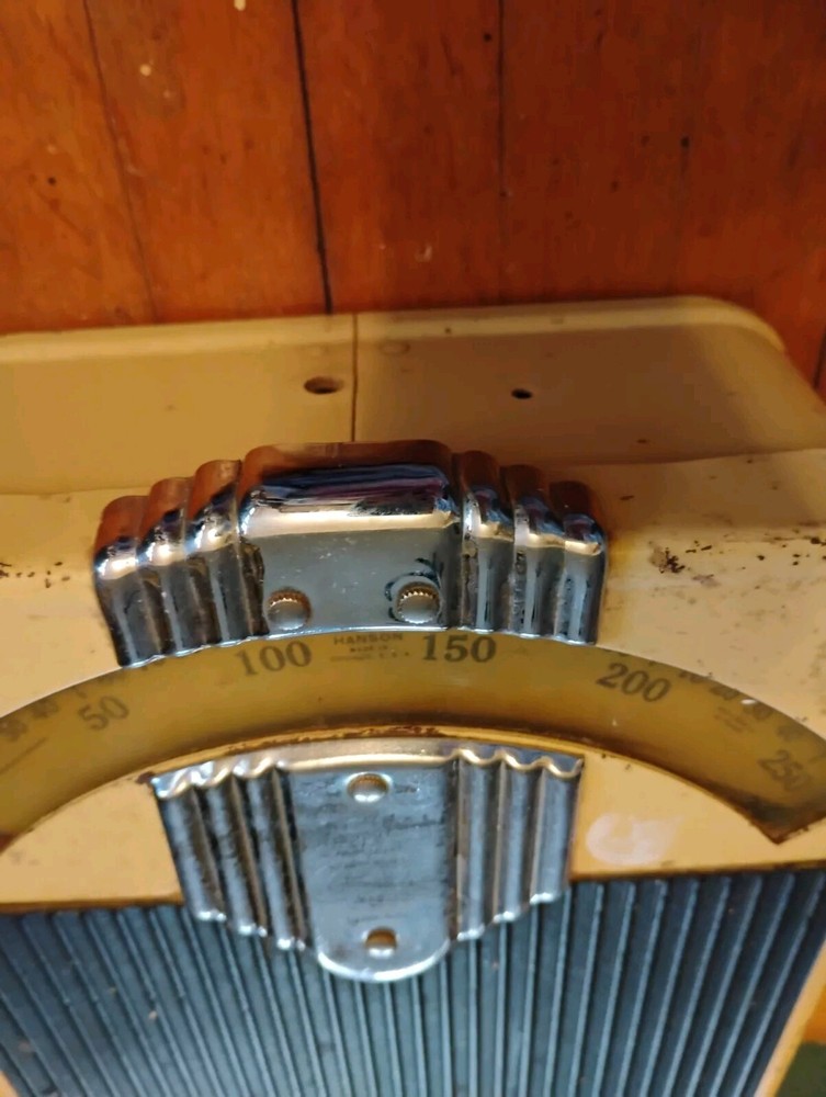 Vtg Hanson Personal Bathroom Floor Scale