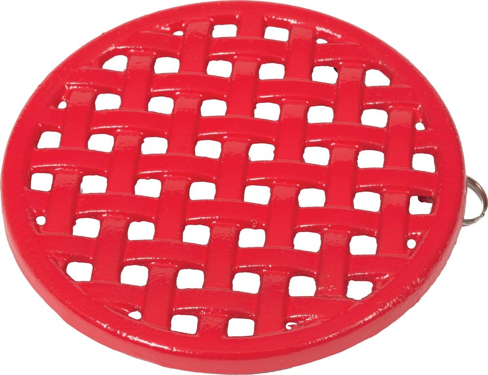 Dagan Red Trivet, 7.25in.