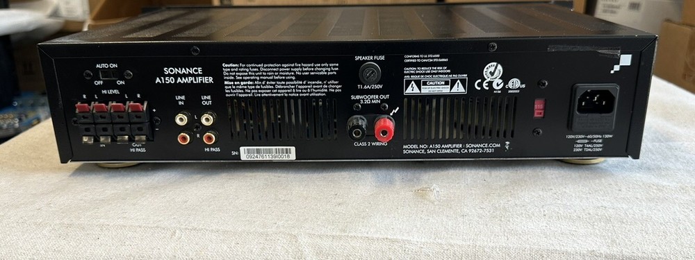 Sonance A150 Amplifier “Pre Owned”