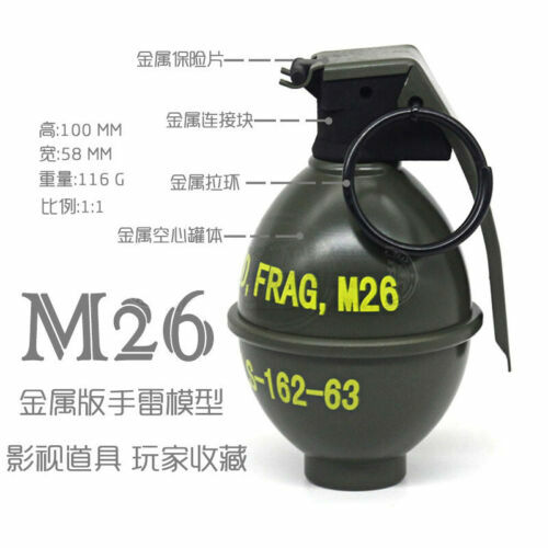 Cosplay Toy Model Paintball Game Flash Bang Dummy No function Metal