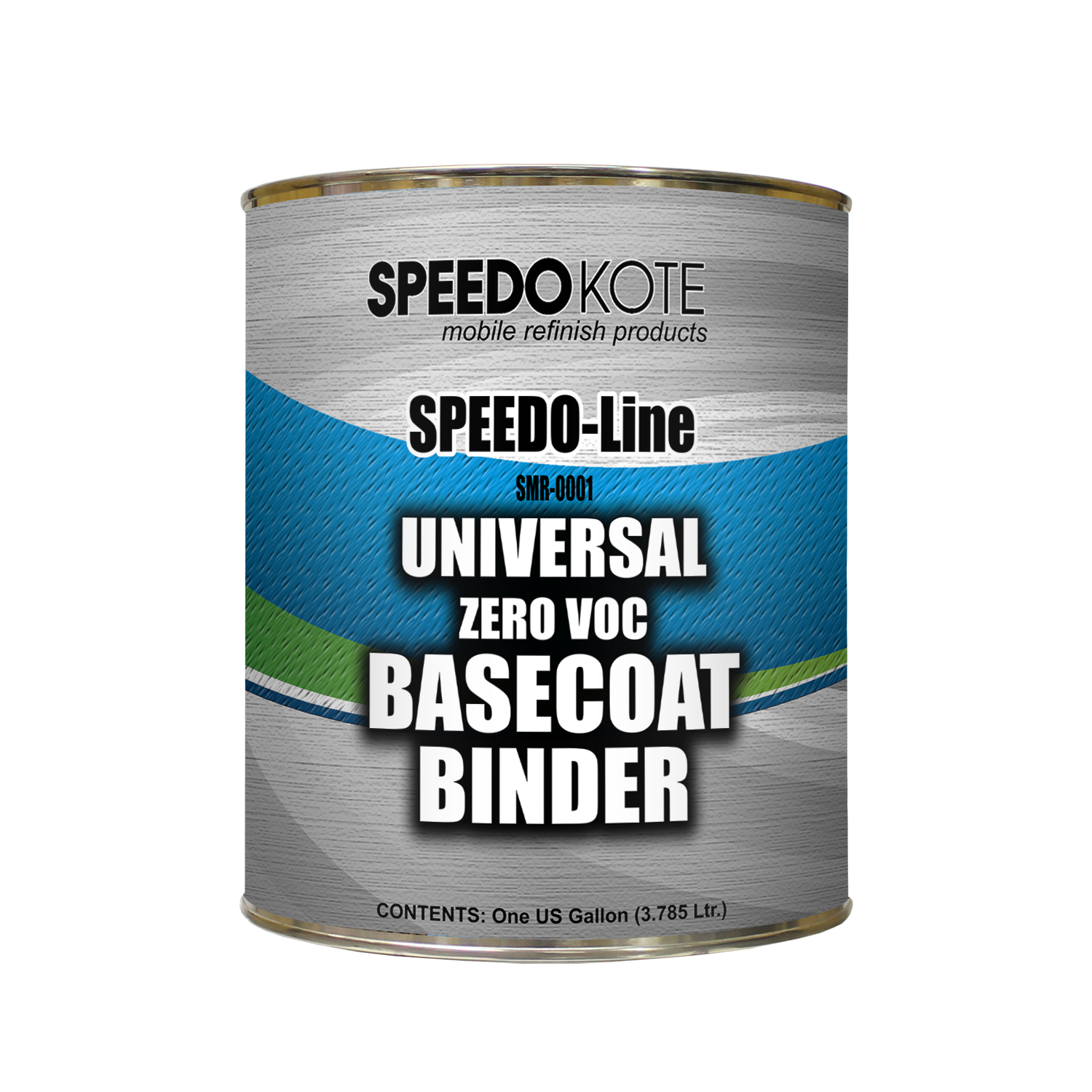 Universal Basecoat Binder for automotive base coats, 0 VOC, One Gallon SMR-0001