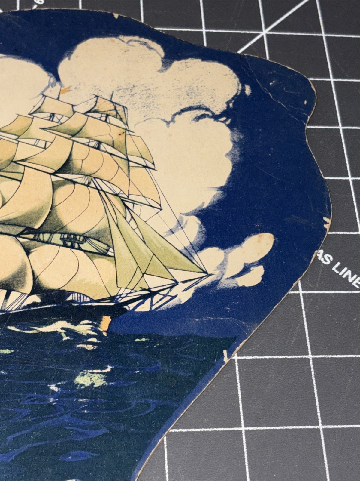 Vintage Lot Of 3 Advertising Cardboard Handheld Fans