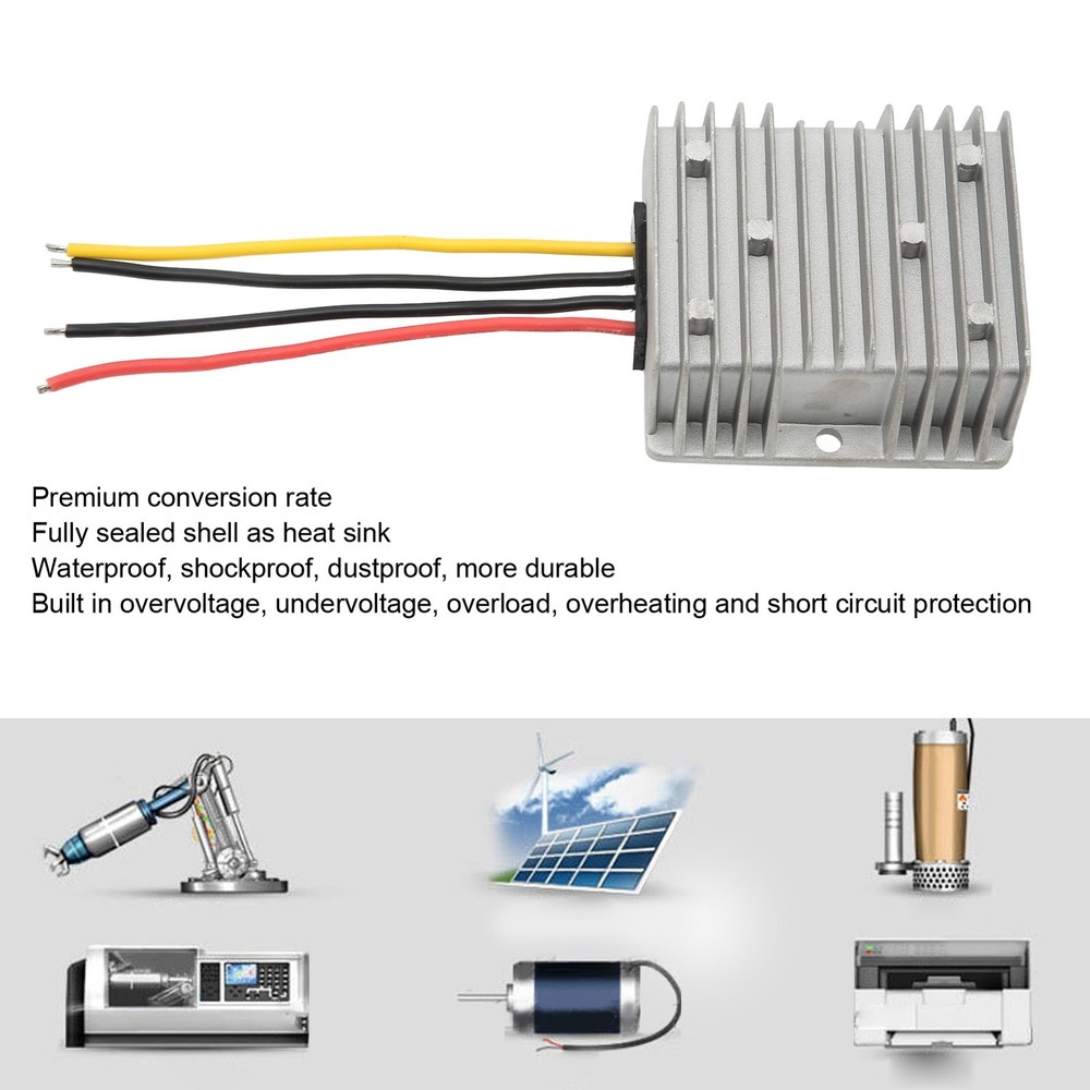Waterproof DC Voltage Regulator Premium Conversion Rate Boost Converter For Effi