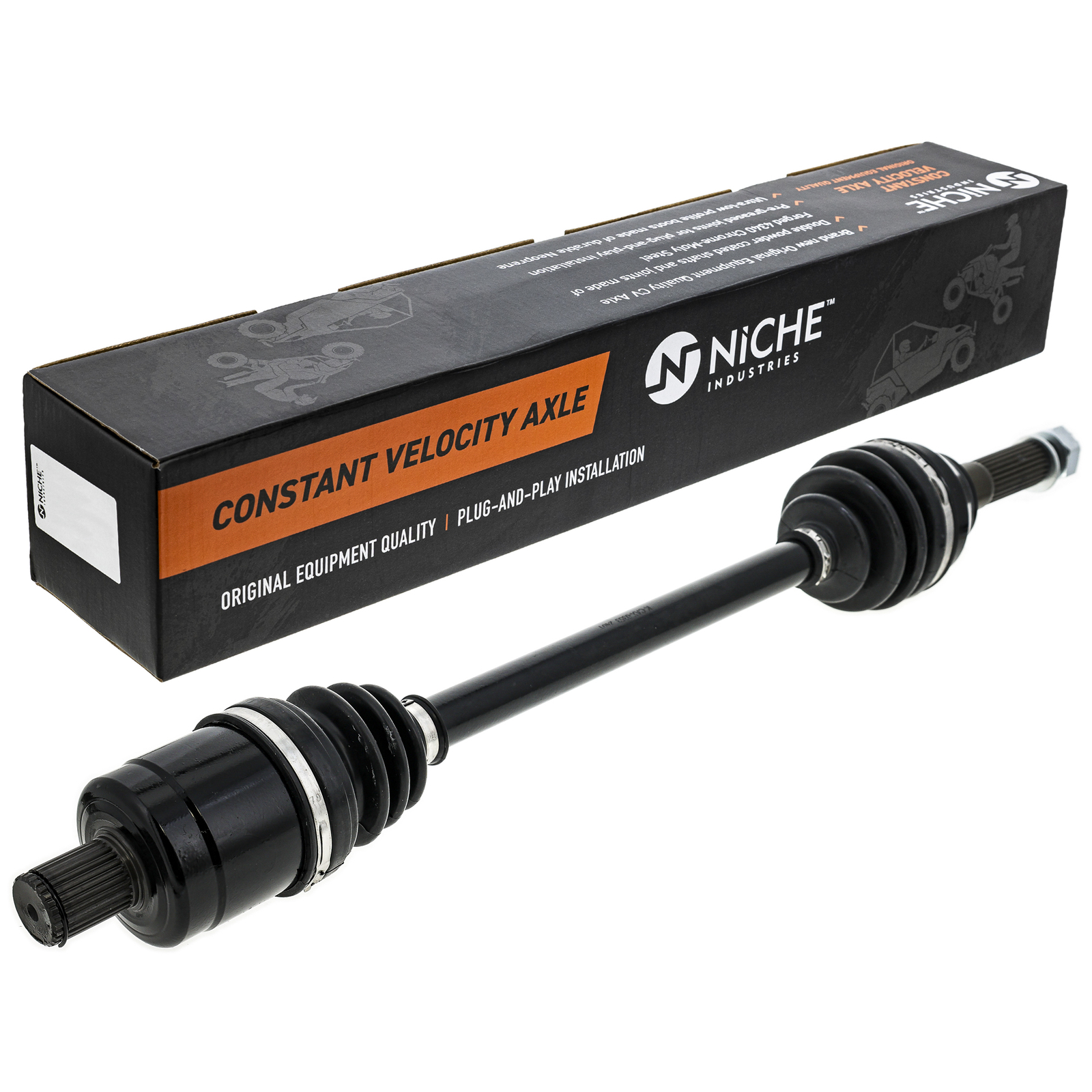 NICHE Rear CV Axle Set for Polaris Ranger 1000 Crew XP Full Size 1337121 2 Pack