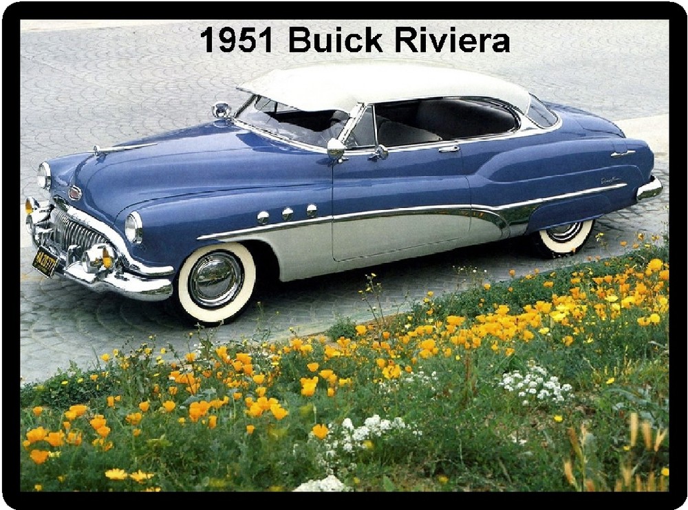 1951 Buick Riviera Refrigerator Magnet