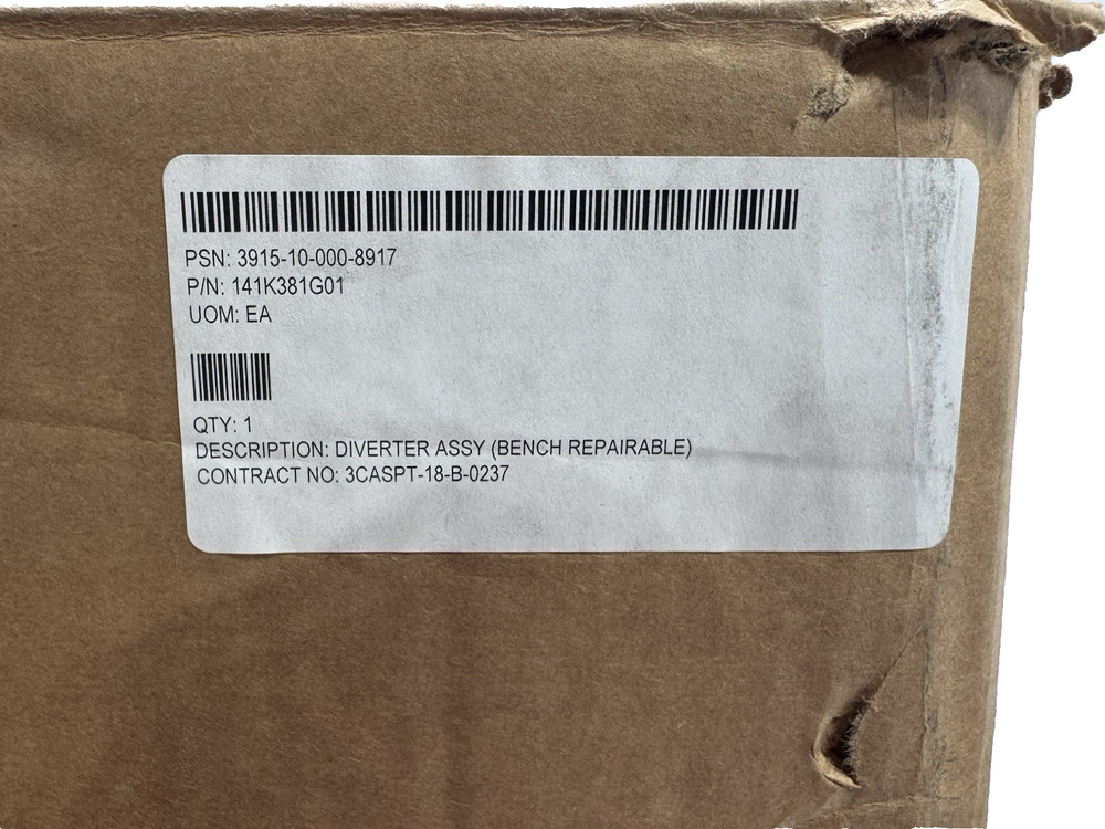 Northrup Grumman Conveyor Diverter Assembly 141K381G01