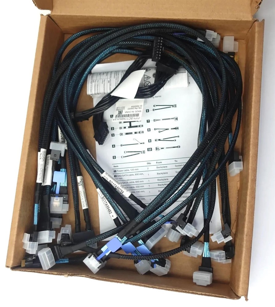 Lenovo ThinkSystem SR650 4X97A80406 V2 Chassis Front Backplane Cable Kit