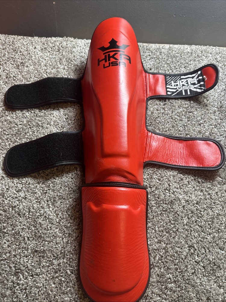 HKA USA RED Shin Guards