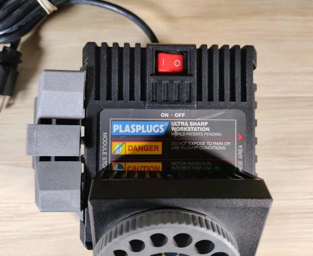 Plasplugs UltraSharp Modular Sharpening System For Drill Bits Scissors Knives ✅