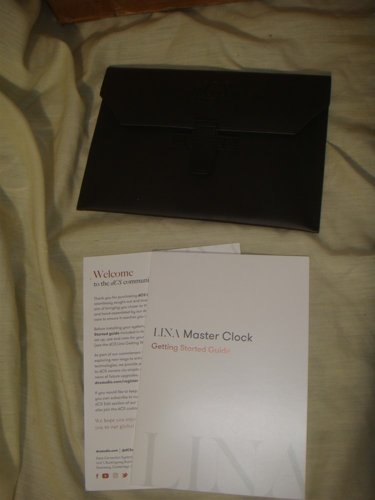 dCS LINA MASTER CLOCK AUDIO CLOCK SYNCHRONIZER - SILVER