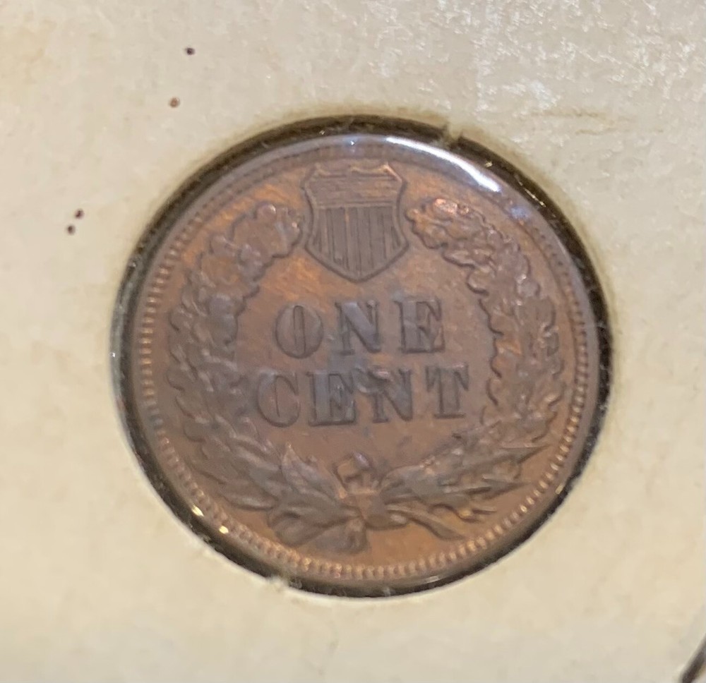 1907 indian head penny AU