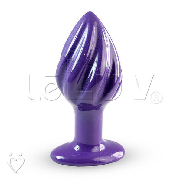 Butt Plug Swirled 3D Printed 5.25 Inch - Choose Girth