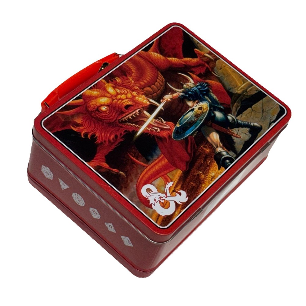 Dungeons and Dragons Large Tin Tote Lunch Box