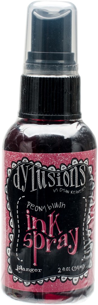 Dylusions Ink Spray 2oz-Peony Blush