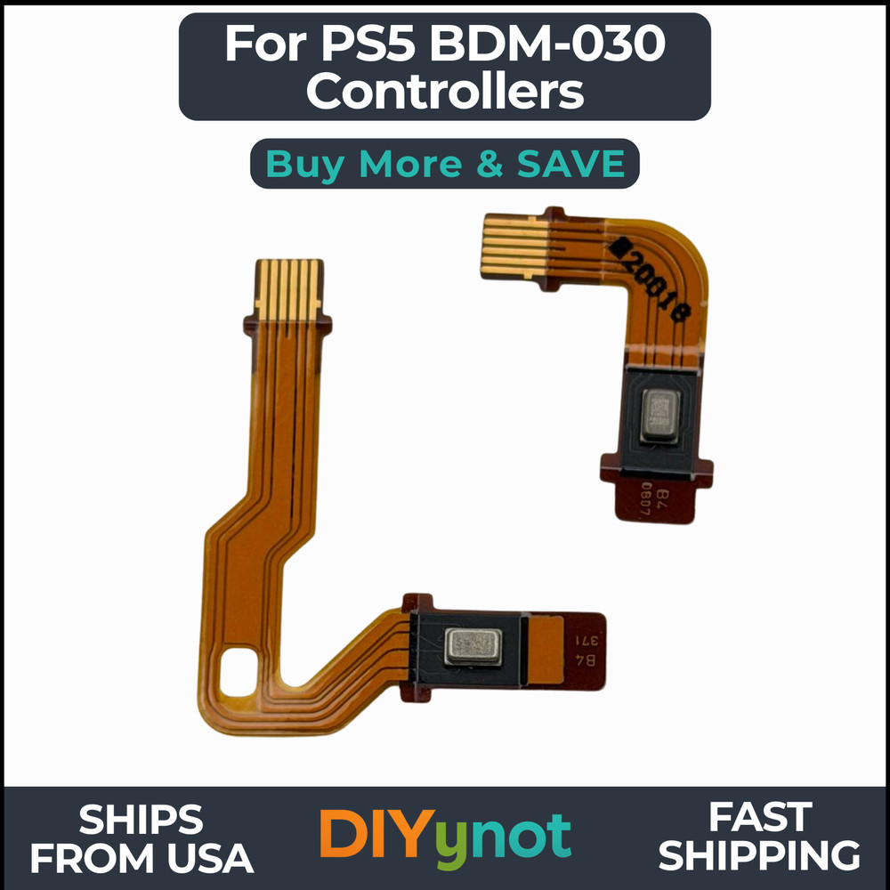 PS5 DualSense Controller BDM-030 Microphone Flex Cable Pair Mic Replacement