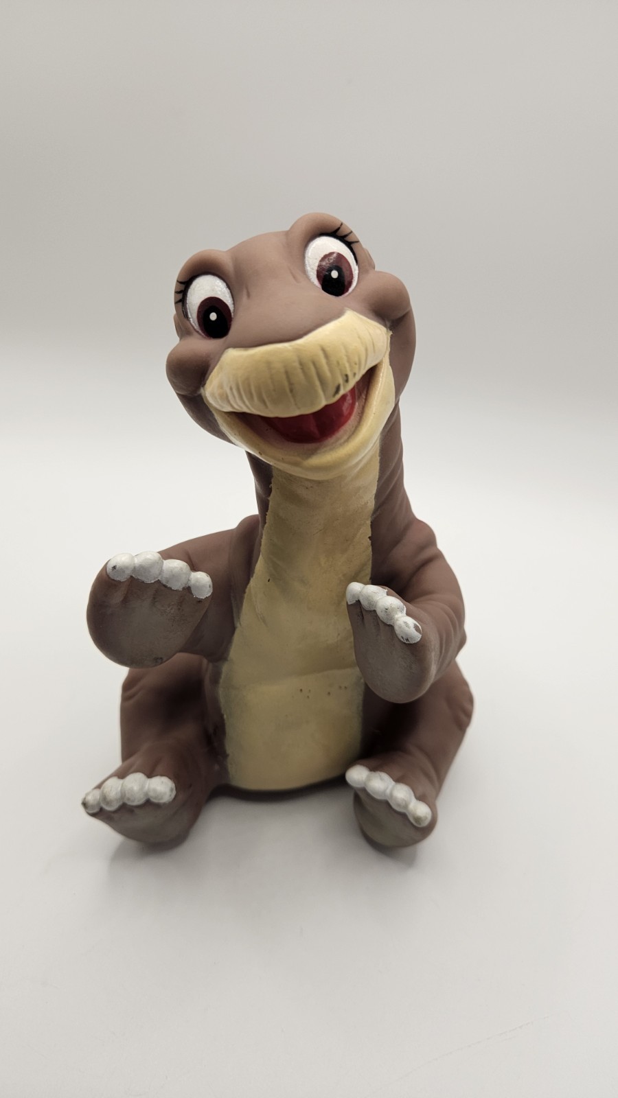 Little Foot From Land Before Time Rubber Puppet PIZZA HUT 1988 Vintage