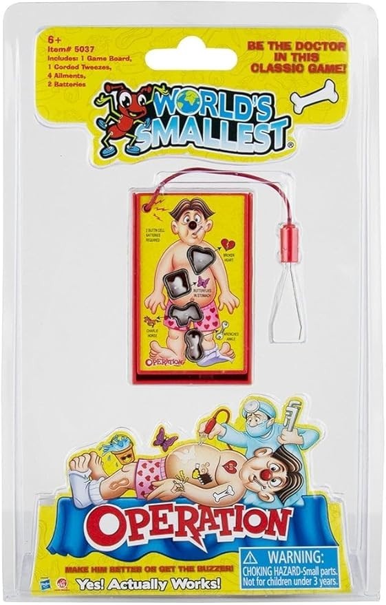 World's Smallest Operation Game - NEW