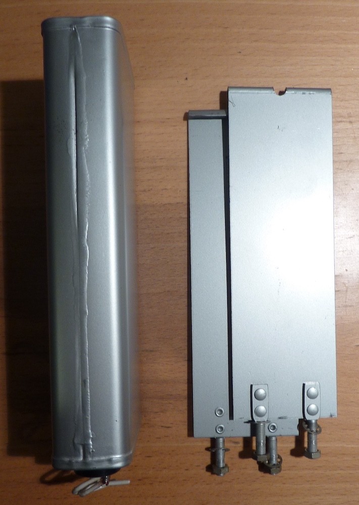 Lambda Oil Can Capacitor 4uf 660V includes Mountings, Cornell Dubilier