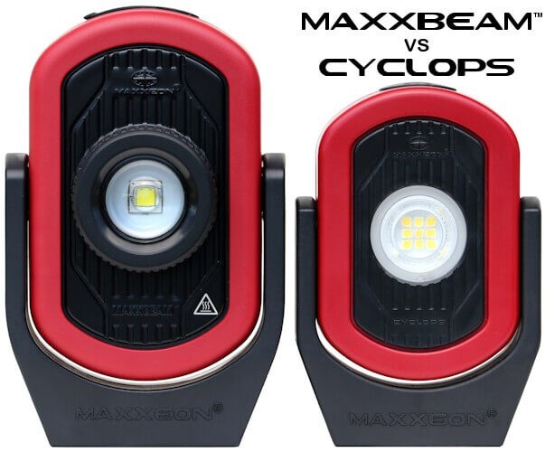 MAXXEON MAXXBEAM WorkStar 900 LED Worklight with Wireless Charging, Zoom Lens