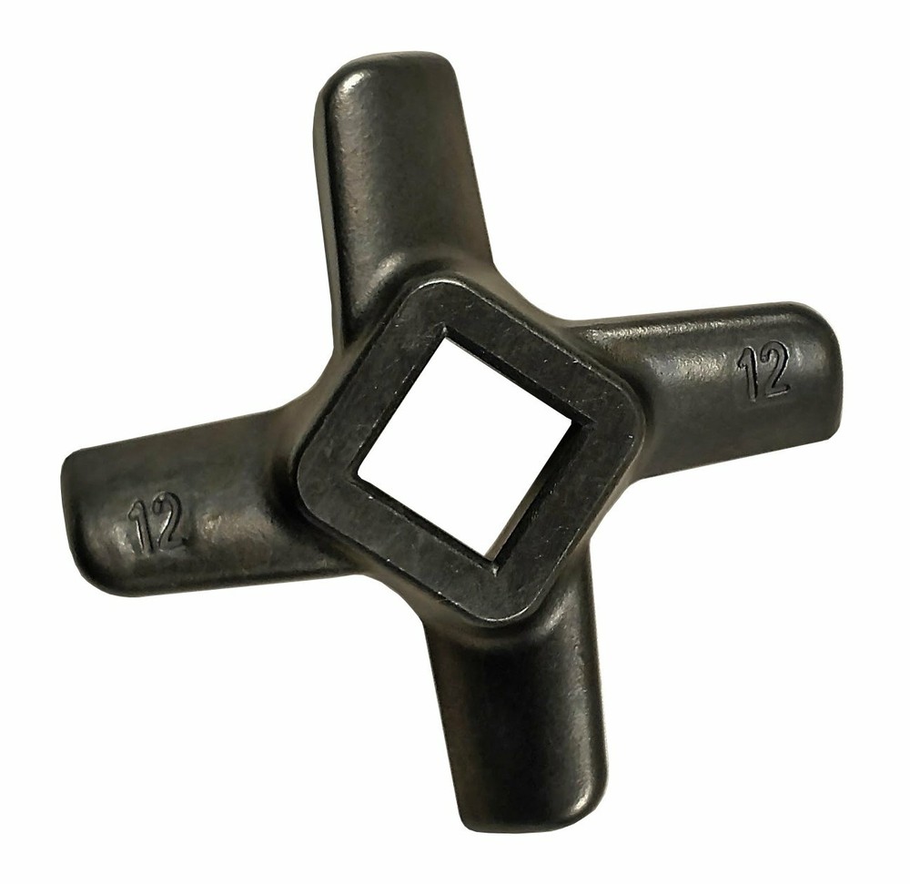 #12 Meat Grinder Blade Solid Drop Forge Steel Construction from Sharpened in USA