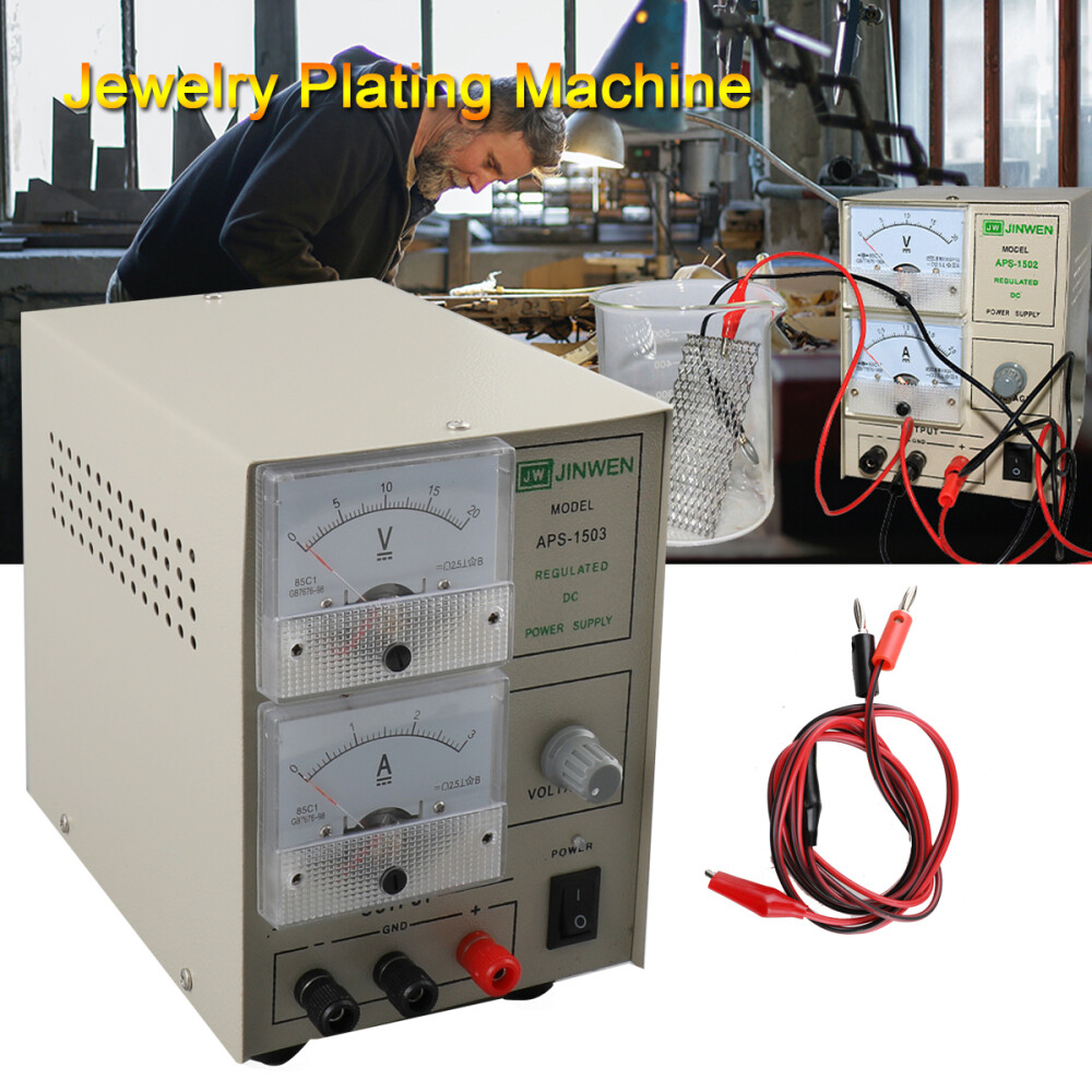 Gold Silver Plating Machine Electroplating kit Plater Jewelry Processing Tool