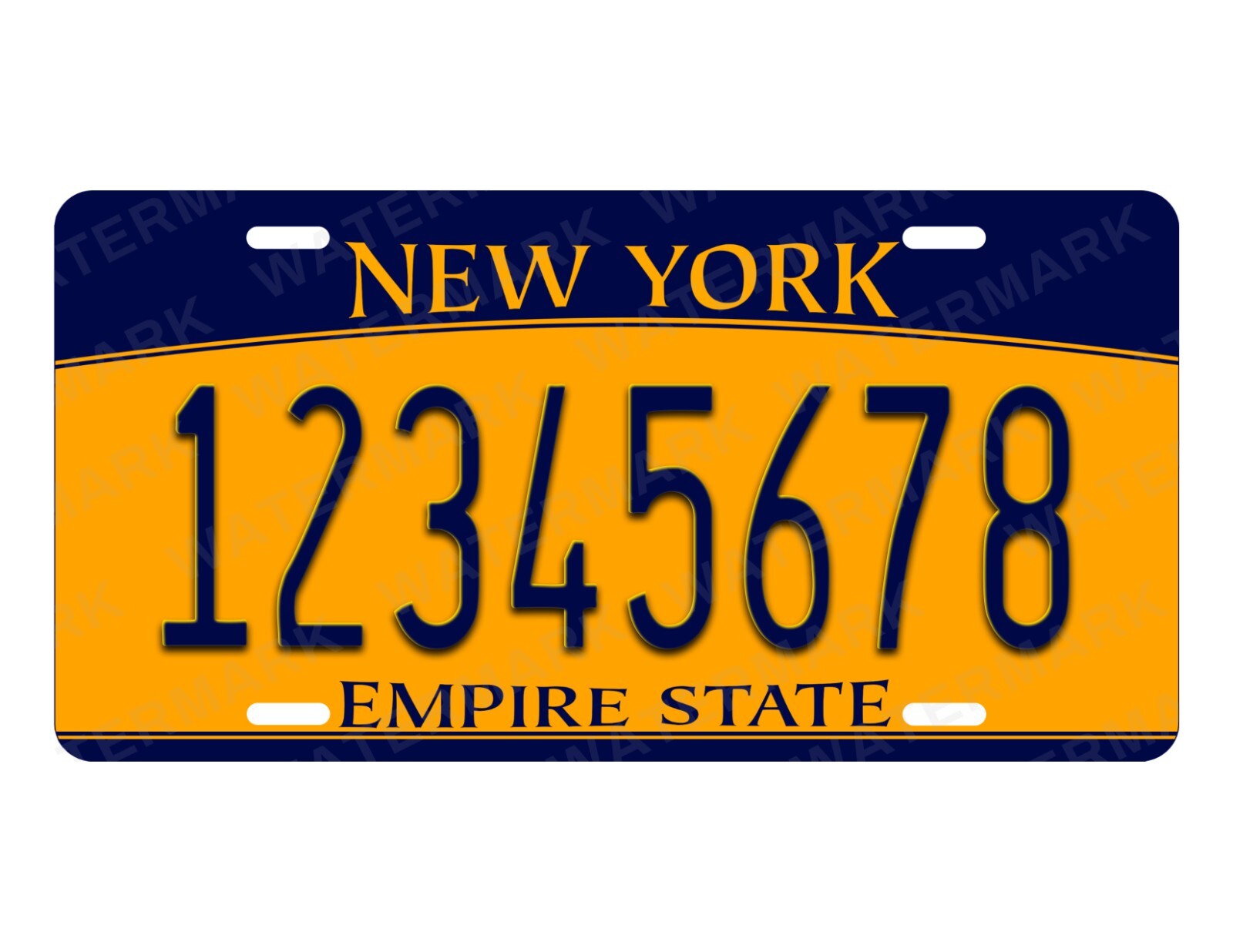 Any State Any Text Customized License Metal Plate Tag for Auto Car Bike Bicycle