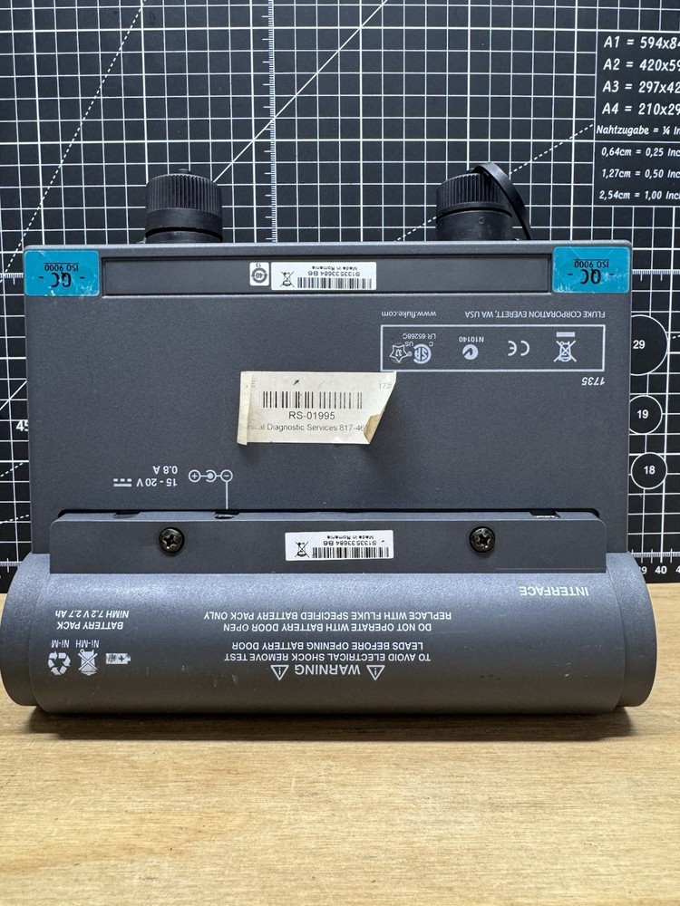 Fluke 1735 3 Phase Power Quality Energy Logger Analyst Meter