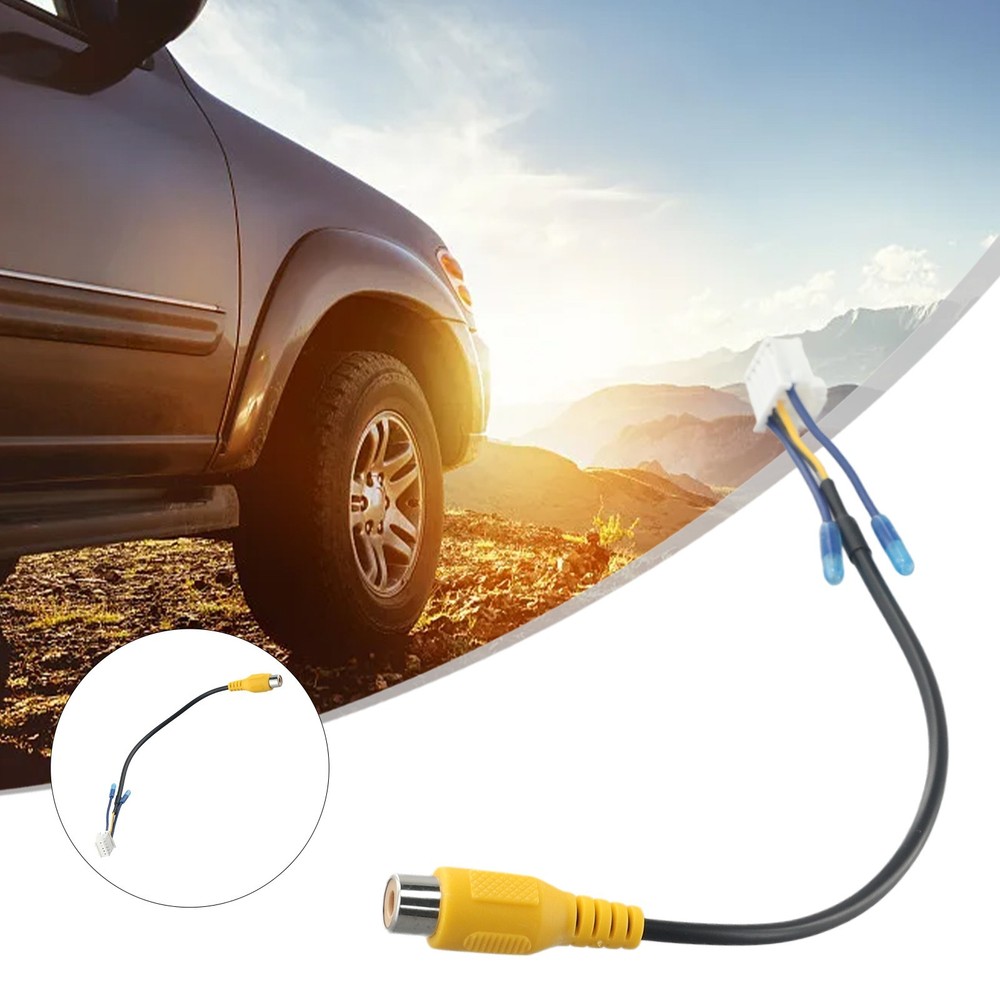 Practical Cable Adaptor Backup Camera Backup Camera For Car Stereo Radio DVD