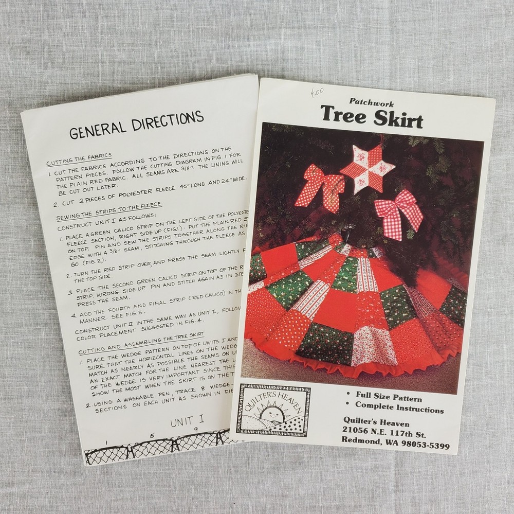 Christmas Embroidery and Tree Skirt Patterns