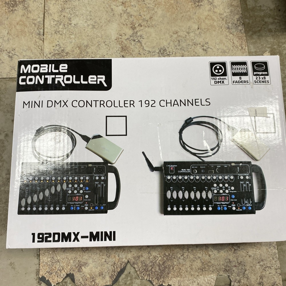 Mini DMX 192 Channels Controller DJ Operator Console For Stage Lighting Show K