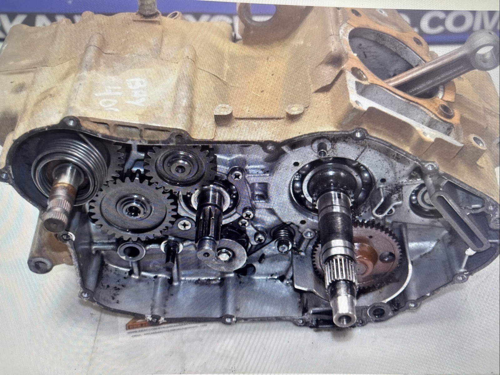 E3-1 LOWER ENGINE MOTOR CRANK 98 KAWASAKI BAYOU KLF 400 2x4 FREE US SHIP