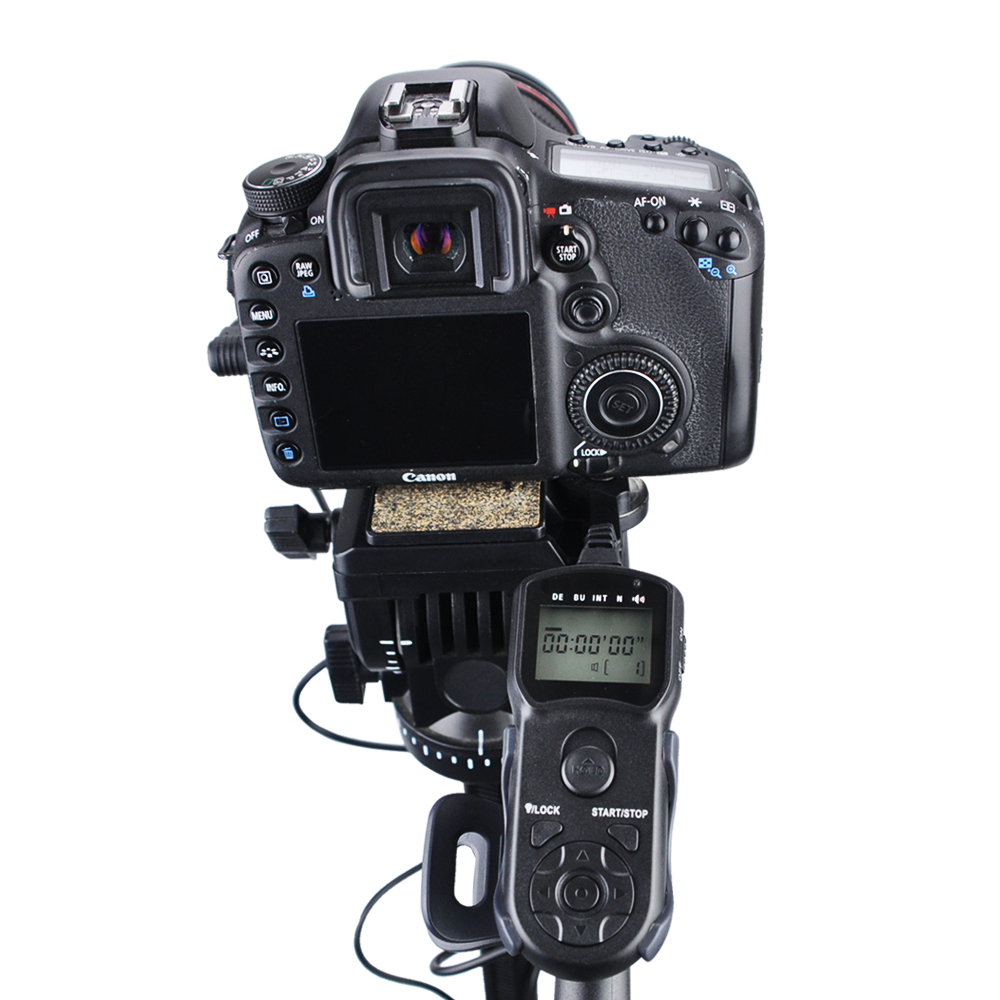 JJC Timer Remote Shutter Controller Clip Holder for Tripod Stand Stick