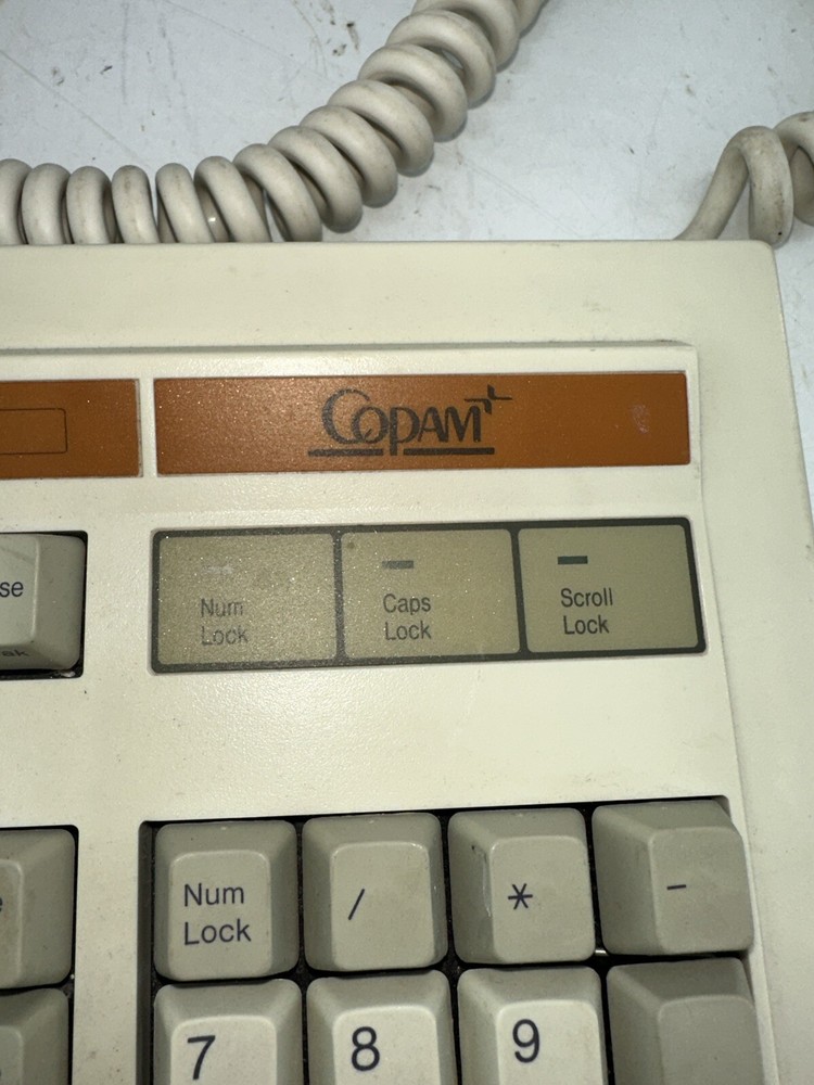 Vintage Copam K-445 Mechanical Computer Keyboard As Seen