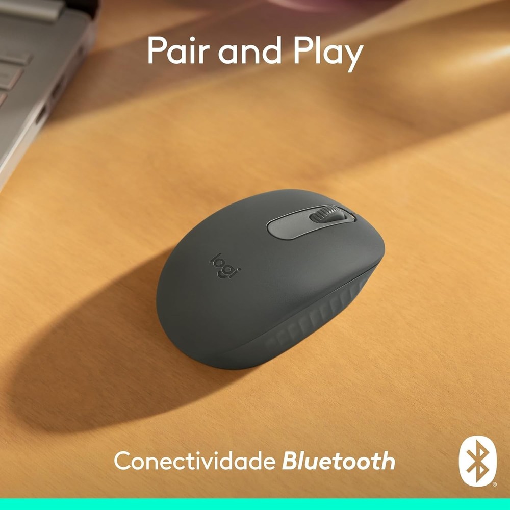 M196 Bluetooth Wireless Mouse - 12- Battery Life, Graphite Design