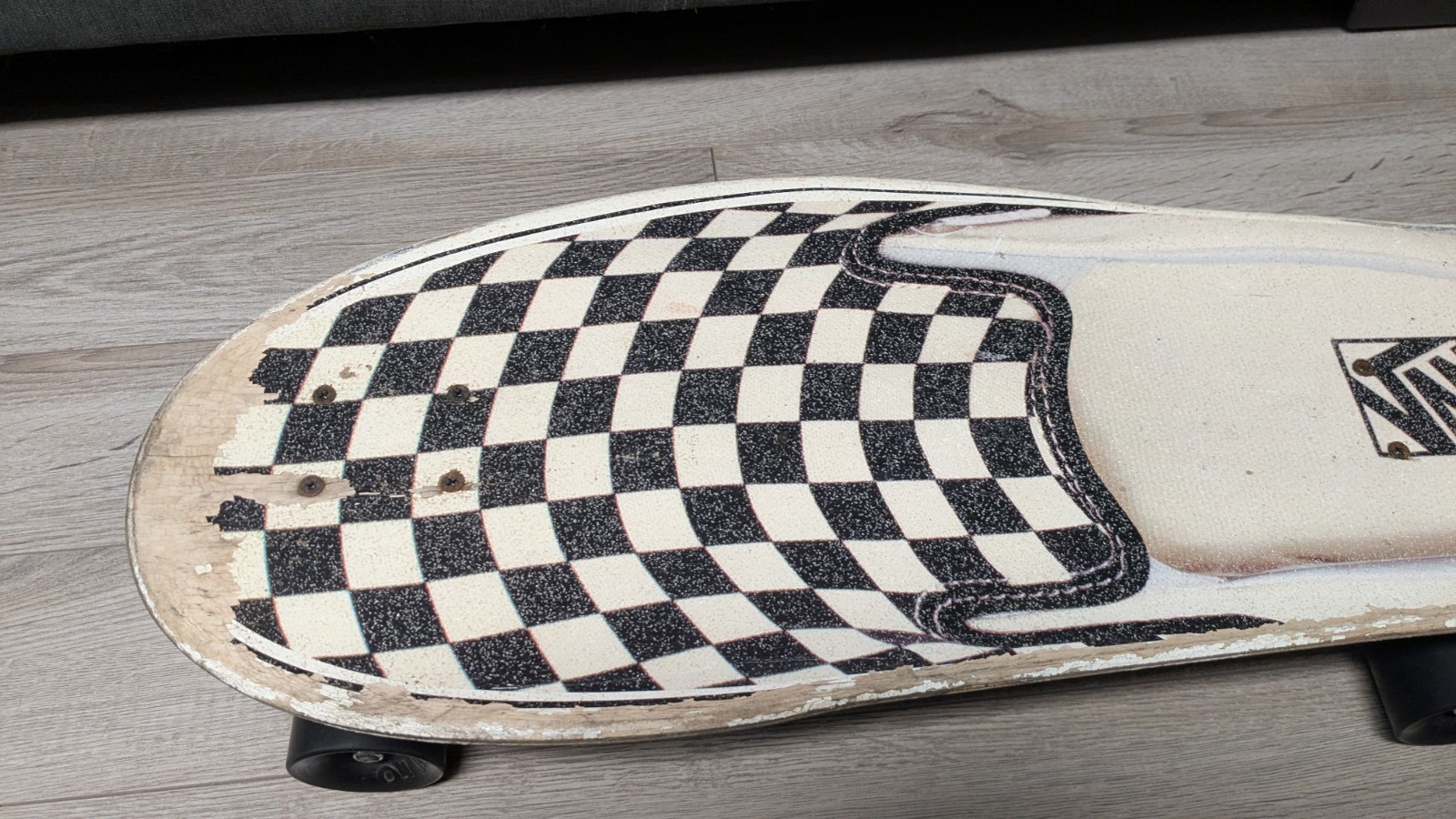 Santa Cruz x Vans Cruiser Board 2012 Promo Checker Slip On Oj3 Krux Trucks Shoe