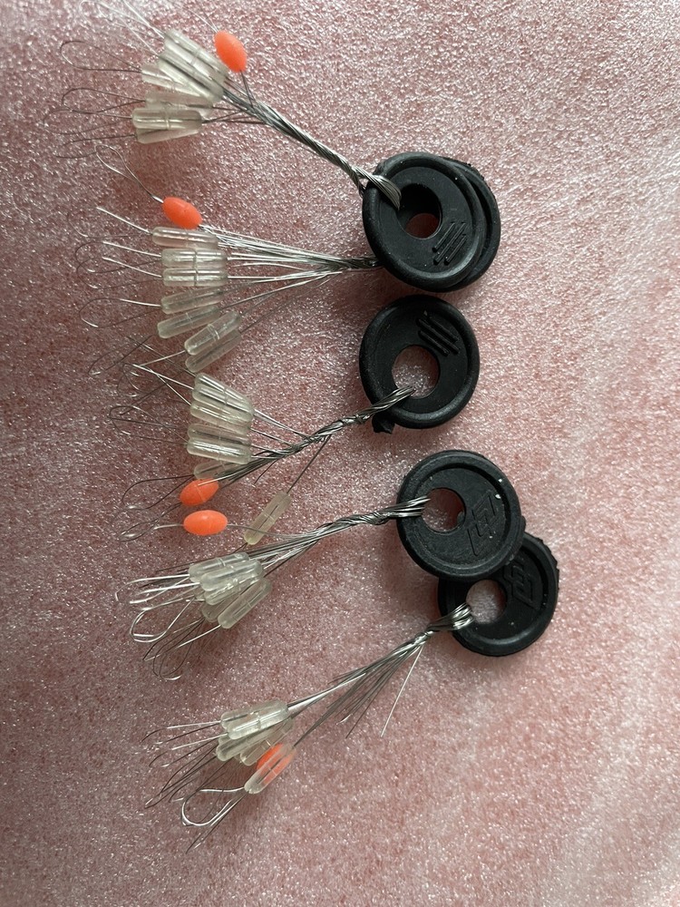 72 X Mix Sliding Float Stops Rubber Grippa Barrel Rig Buffer Line Braid Fishing