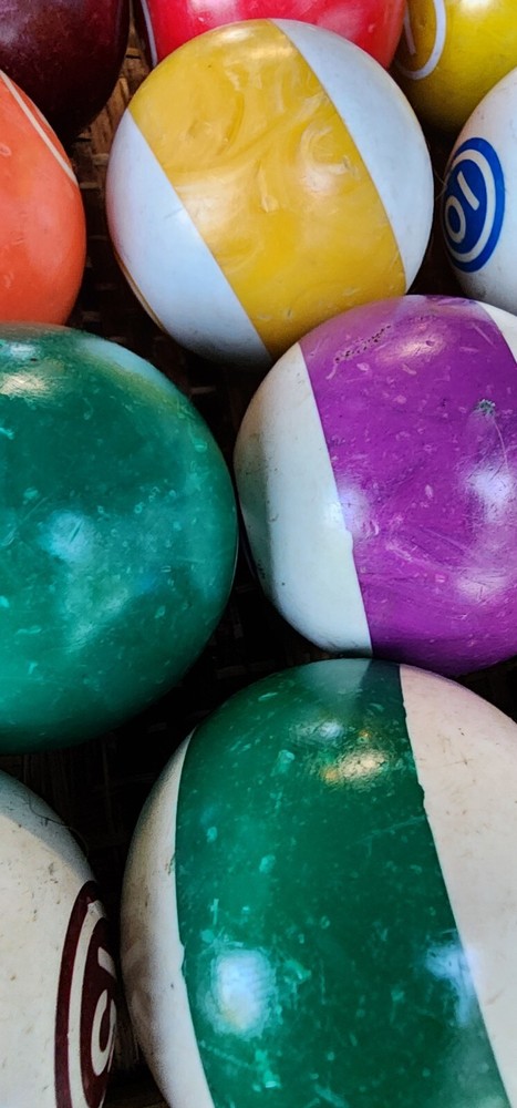 Vintage Billards Balls.