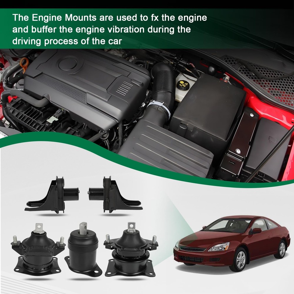 Engine Motor Mount Set for Accord 2.4L 2003-2007 Automatic A4526HY