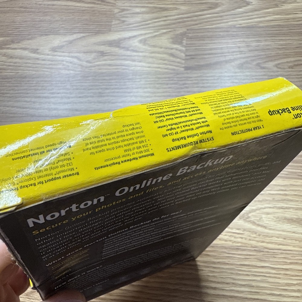 Norton Online Backup 2.0 For Multiple Computers, 25GB