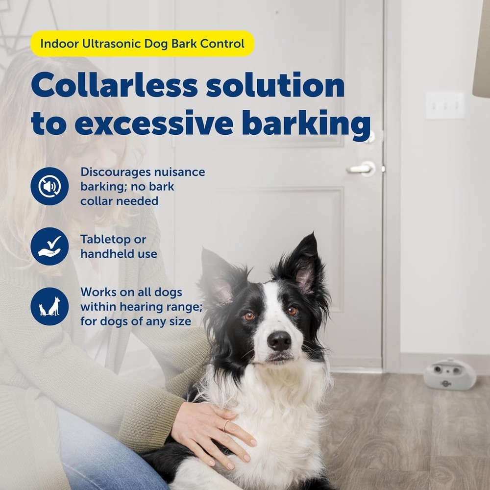 PetSafe Indoor Bark Control - Ultrasonic Trainer - Auto Anti-Barking Solution