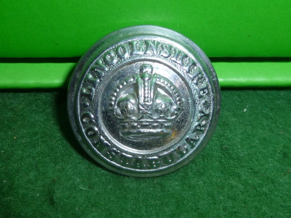 War Time Lincolnshire Constabulary Button