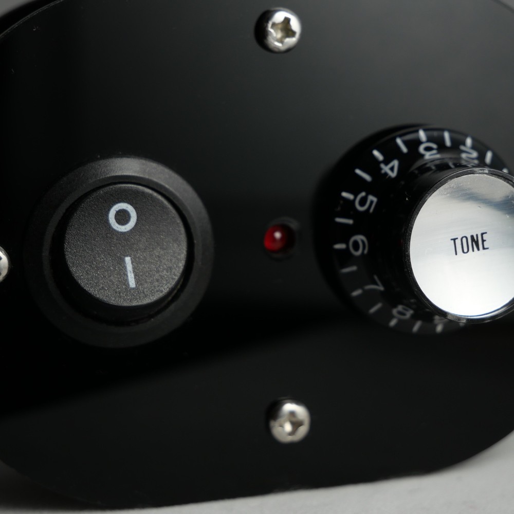 Black Acrylic Compact Midi Controller with 1 Latching Note Button Potentiometer