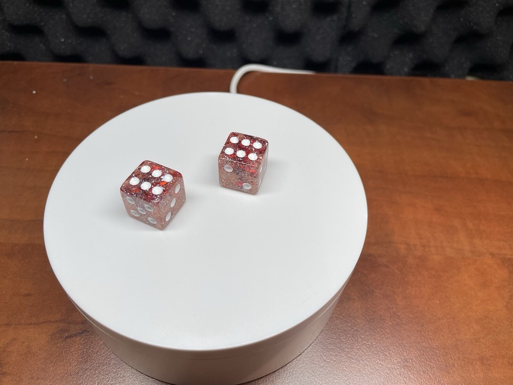 Dice Valve stem Caps & Brake Cable End Caps Set Handcrafted
