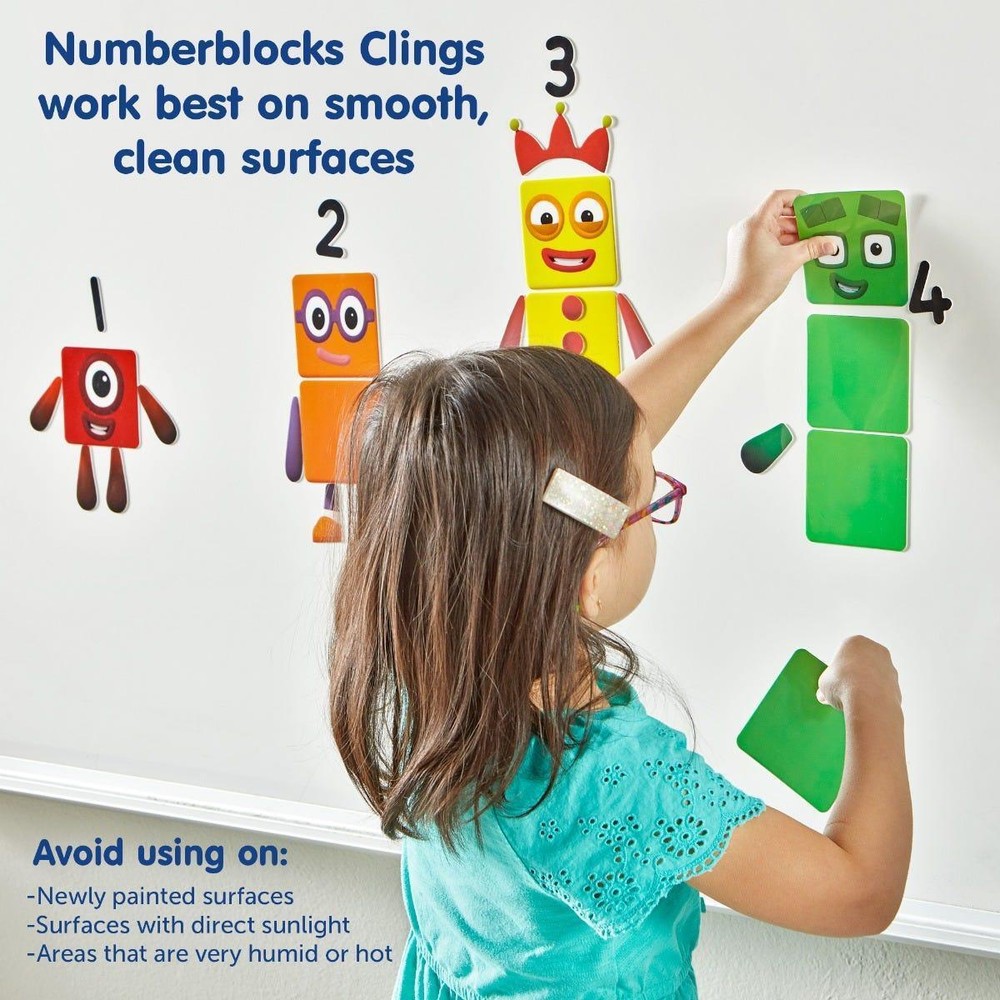 Learning Resources Numberblocks Reusable Clings
